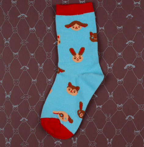 animal pals! kids' (& small adults) socks