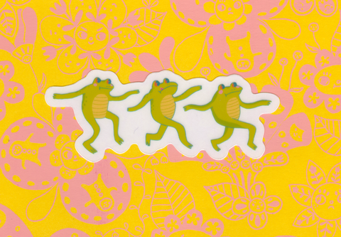 Frog Friends Sticker