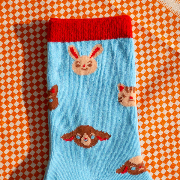 animal pals! kids' (& small adults) socks