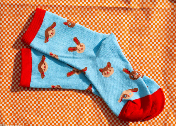 animal pals! kids' (& small adults) socks