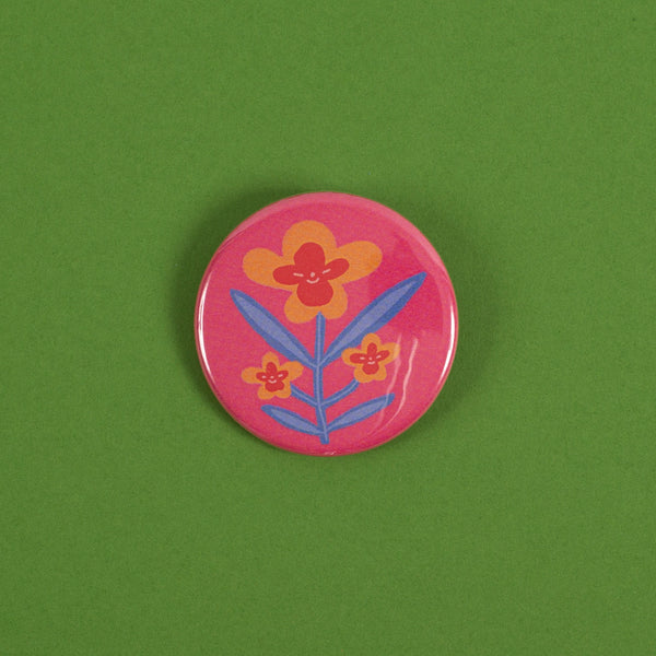 1.75" flower buttons