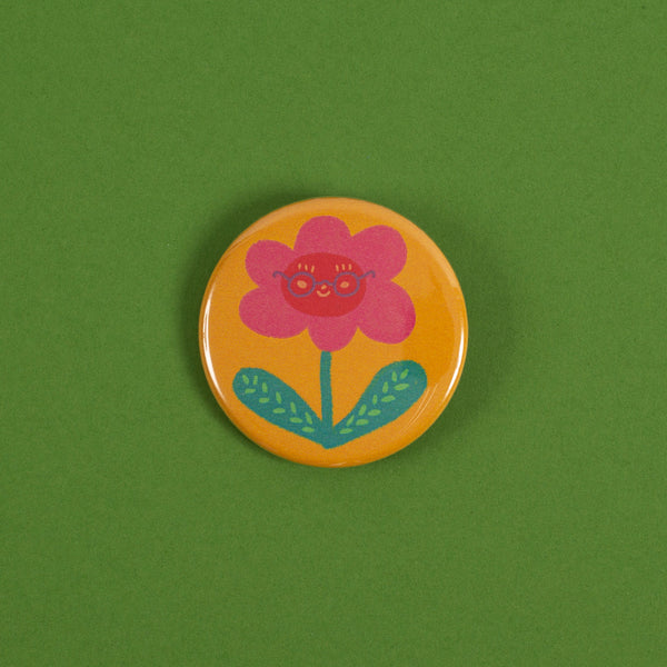 1.75" flower buttons