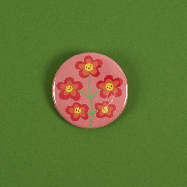 1.75" flower buttons