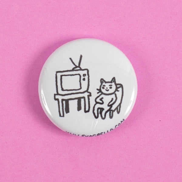 1" black & white buttons