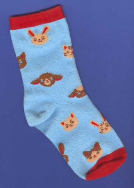 animal pals! kids' (& small adults) socks